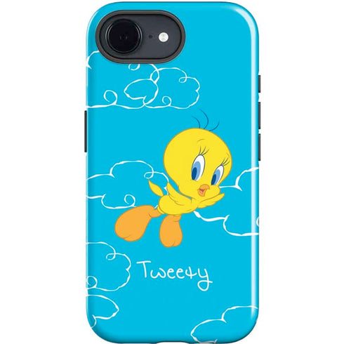 Looney Tunes Tweety Bird Flying iPhone 16e Impact Case