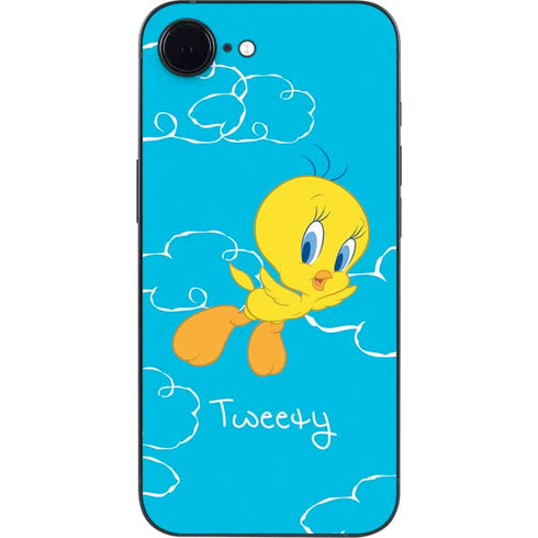 Looney Tunes Tweety Bird Flying iPhone 16e Skin