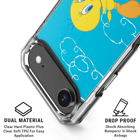 Looney Tunes Tweety Bird Flying iPhone 17 Air Clear Case