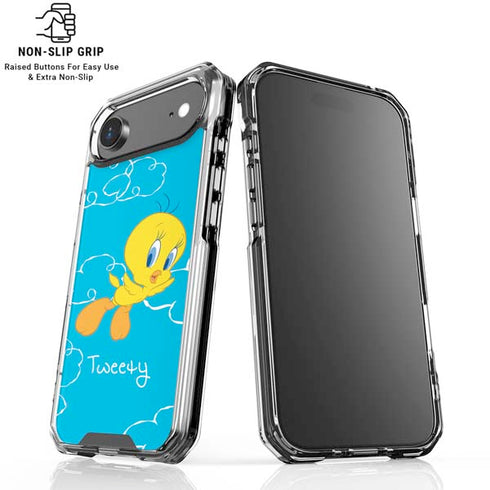 Looney Tunes Tweety Bird Flying iPhone 17 Air Clear Case