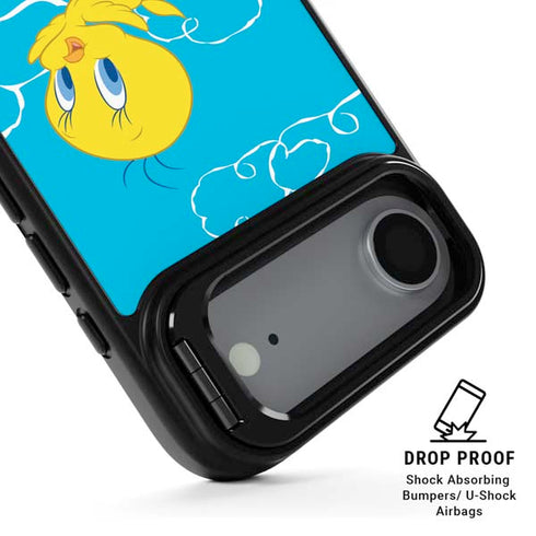 Looney Tunes Tweety Bird Flying iPhone 17 Air Kickstand Case