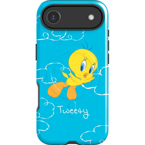 Looney Tunes Tweety Bird Flying iPhone 17 Air Magsafe Impact Case