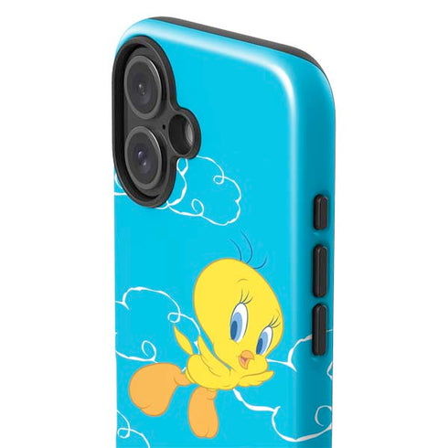 Looney Tunes Tweety Bird Flying iPhone 17 Impact Case