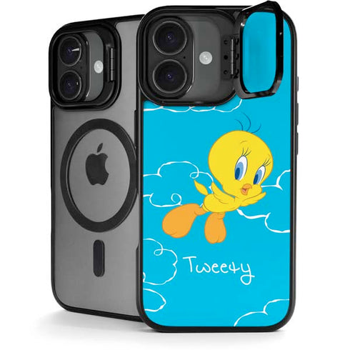 Looney Tunes Tweety Bird Flying iPhone 17 Kickstand Case