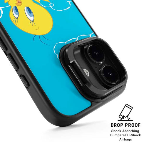 Looney Tunes Tweety Bird Flying iPhone 17 Kickstand Case