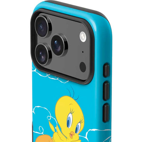Looney Tunes Tweety Bird Flying iPhone 17 Pro Max Impact Case