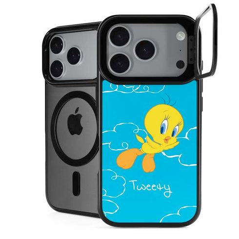 Looney Tunes Tweety Bird Flying iPhone 17 Pro Max Kickstand Case