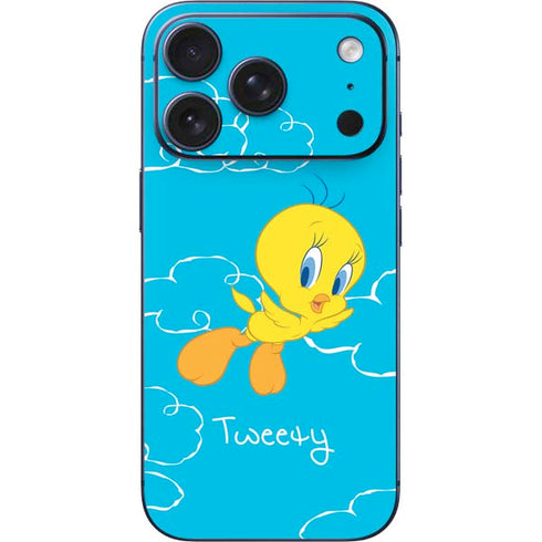 Looney Tunes Tweety Bird Flying iPhone 17 Pro Skin