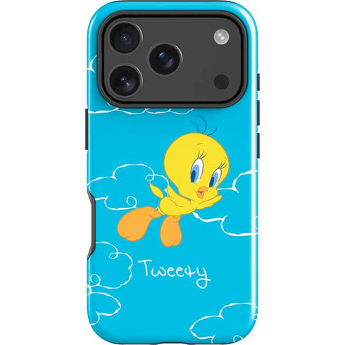 Looney Tunes Tweety Bird Flying iPhone 18 Pro Impact Case