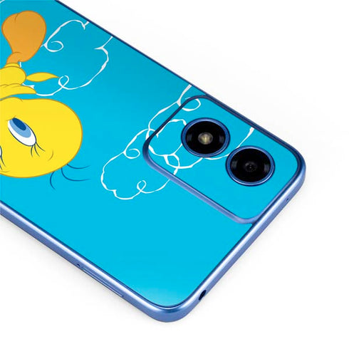 Looney Tunes Tweety Bird Flying Moto G Play 4G (2024) Skin