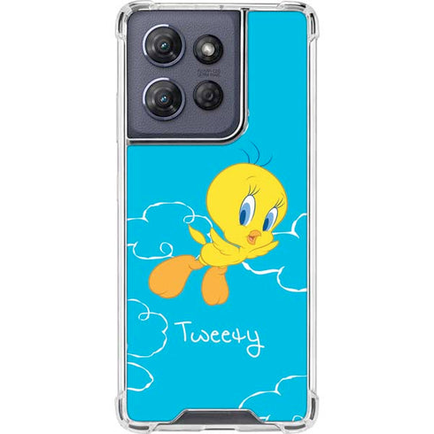 Looney Tunes Tweety Bird Flying Moto G Power 5G (2025) Clear Case