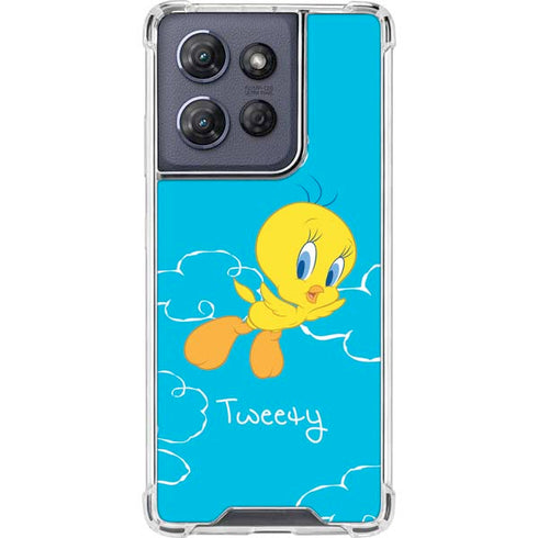 Looney Tunes Tweety Bird Flying Moto G Stylus 5G (2025) Clear Case