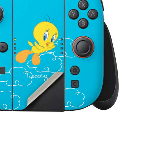 Looney Tunes Tweety Bird Flying Nintendo Switch 2 (2025) Joy-Con Controller Skin