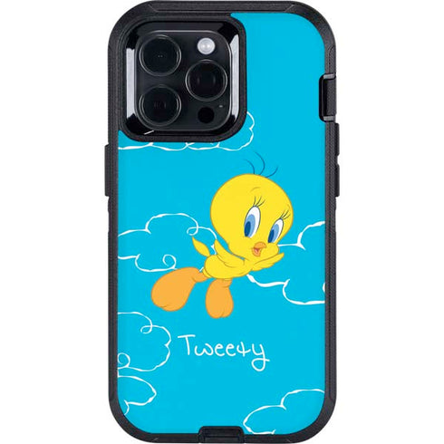 Looney Tunes Tweety Bird Flying Otterbox Defender iPhone Skin