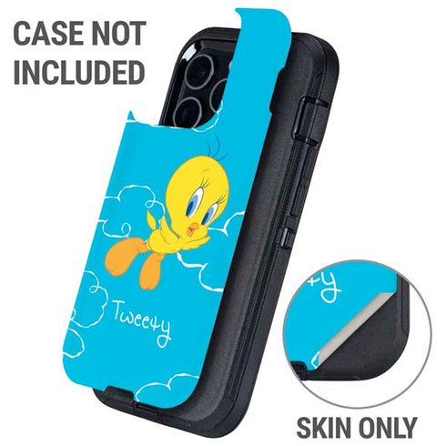 Looney Tunes Tweety Bird Flying Otterbox Defender iPhone Skin