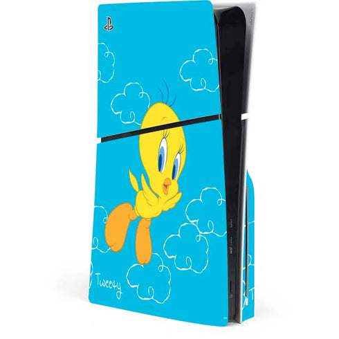 Looney Tunes Tweety Bird Flying PlayStation PS5 Skins