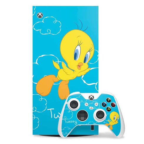 Looney Tunes Tweety Bird Flying Xbox Series X Skins