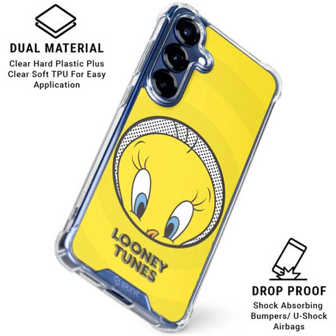 Looney Tunes Tweety Bird Full Galaxy S25 Plus Clear Case