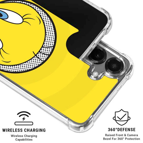 Looney Tunes Tweety Bird Full Galaxy S26 Clear Case