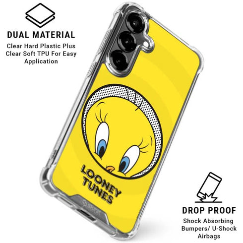Looney Tunes Tweety Bird Full Galaxy S26 Clear Case