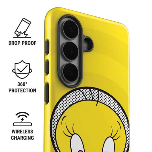 Looney Tunes Tweety Bird Full Galaxy S26 Impact Case
