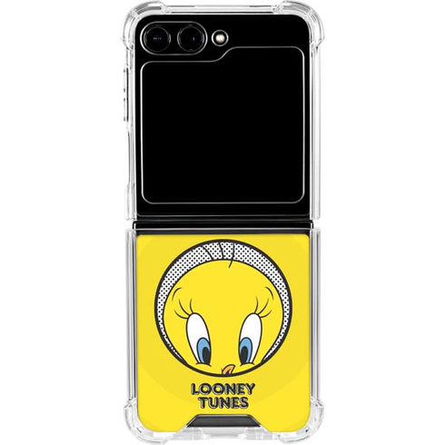Looney Tunes Tweety Bird Full Galaxy Z Flip6 Clear Case