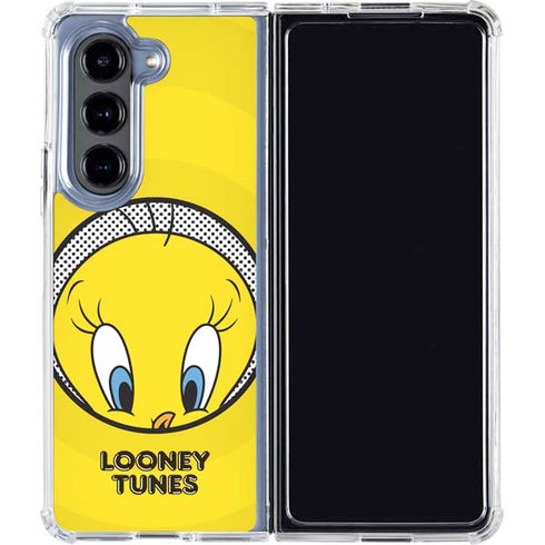 Looney Tunes Tweety Bird Full Galaxy Z Fold5 5G Clear Case