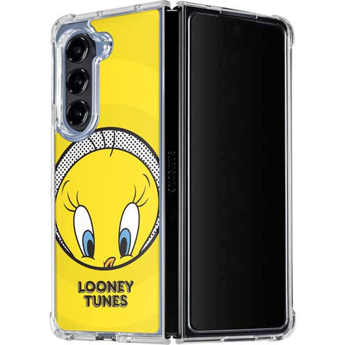Looney Tunes Tweety Bird Full Galaxy Z Fold5 5G Clear Case