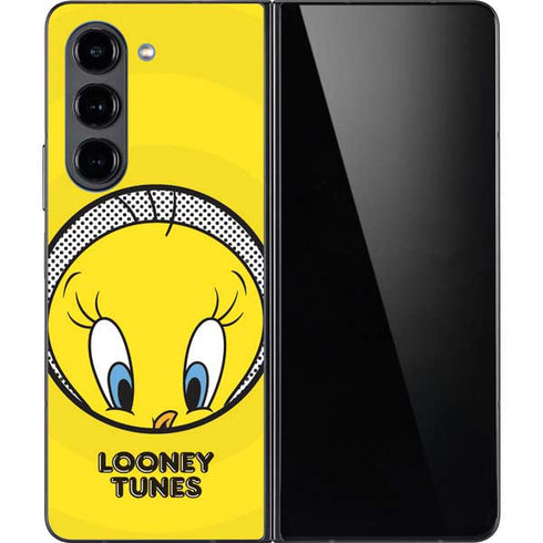 Looney Tunes Tweety Bird Full Galaxy Z Fold5 5G Skin