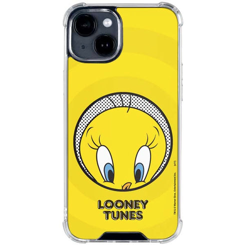 Looney Tunes Tweety Bird Full iPhone 15 Clear Case