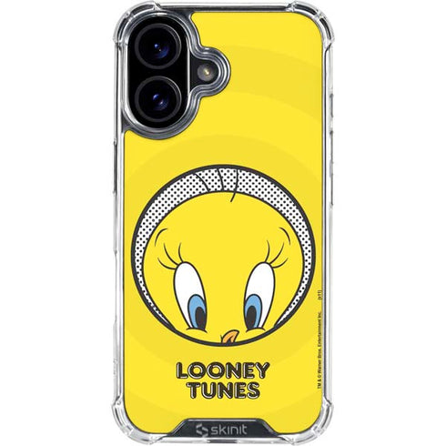 Looney Tunes Tweety Bird Full iPhone 16 Clear Case