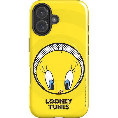 Looney Tunes Tweety Bird Full iPhone 16 Plus Magsafe Impact Case