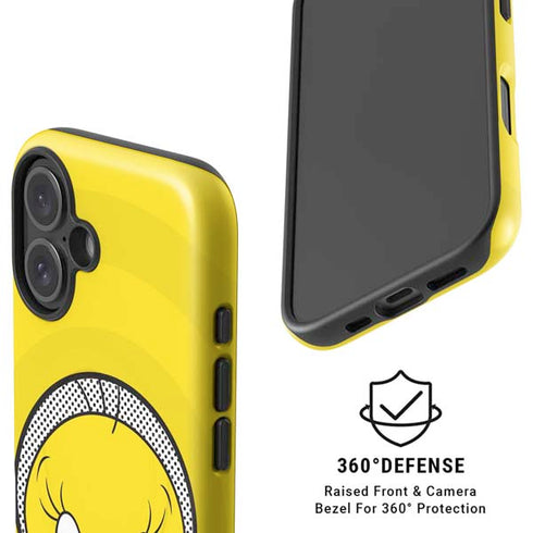 Looney Tunes Tweety Bird Full iPhone 16 Plus Magsafe Impact Case