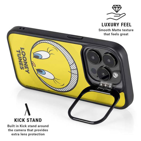 Looney Tunes Tweety Bird Full iPhone 16 Pro Kickstand Case