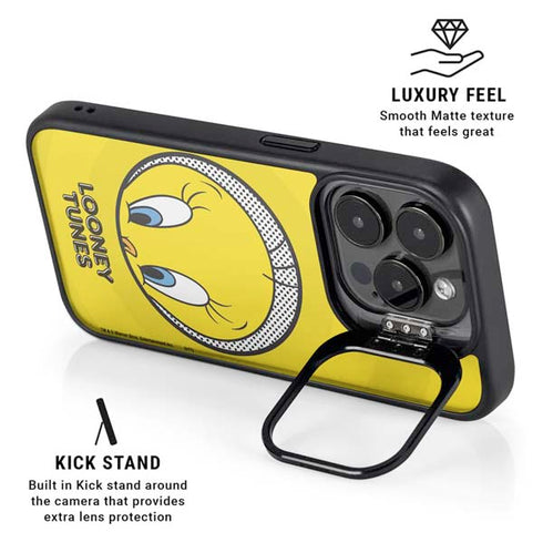Looney Tunes Tweety Bird Full iPhone 16 Pro Max Kickstand Case