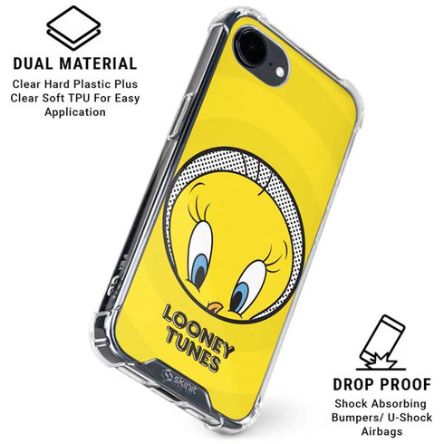 Looney Tunes Tweety Bird Full iPhone 16e Clear Case