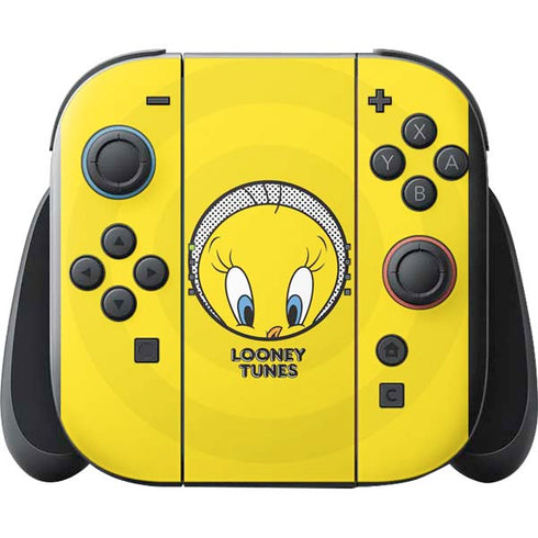 Looney Tunes Tweety Bird Full Nintendo Switch 2 (2025) with Joy-Con Skin