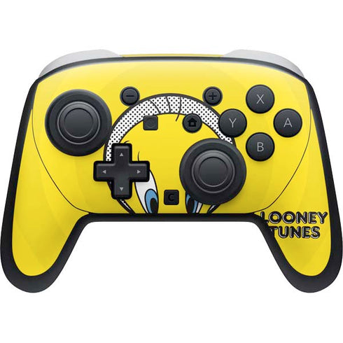 Looney Tunes Tweety Bird Full Nintendo Switch 2 (2025) Pro Controller Skin