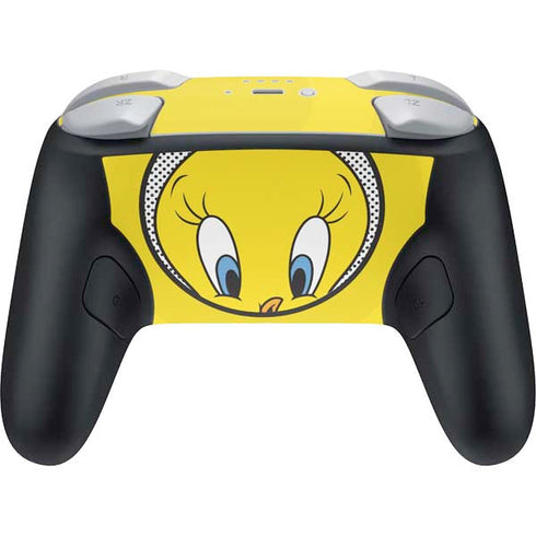 Looney Tunes Tweety Bird Full Nintendo Switch 2 (2025) Pro Controller Skin