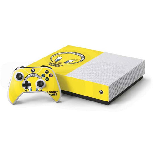 Looney Tunes Tweety Bird Full Xbox One S All-Digital Edition Bundle Skin