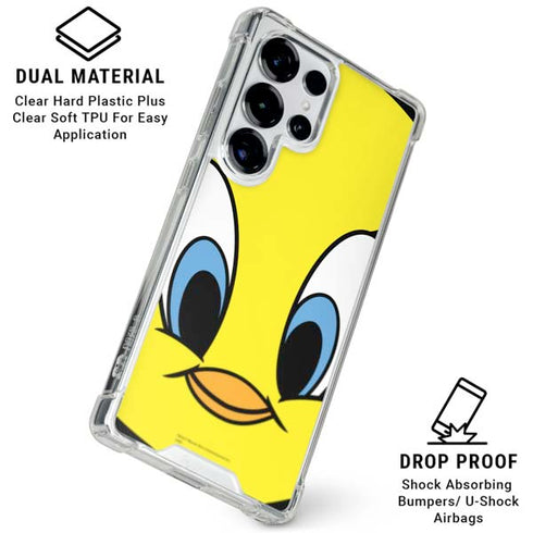 Looney Tunes Tweety Bird Galaxy S25 Ultra Clear Case