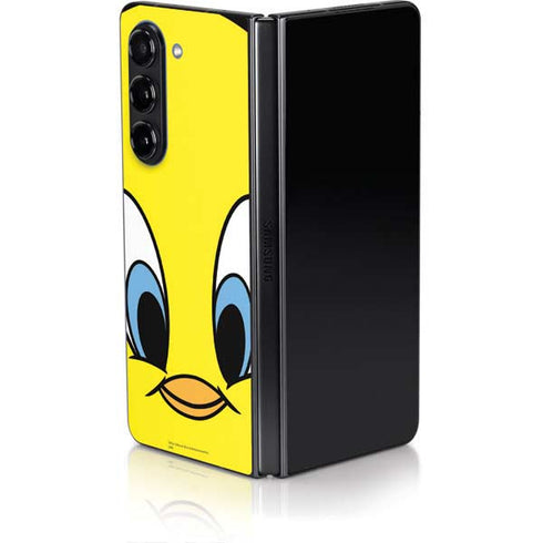 Looney Tunes Tweety Bird Galaxy Z Fold5 5G Skin