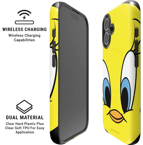 Looney Tunes Tweety Bird iPhone 16 Plus Magsafe Impact Case