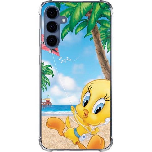 Looney Tunes Tweety Bird Ipod Galaxy A55 5G Clear Case