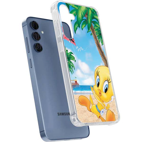 Looney Tunes Tweety Bird Ipod Galaxy A55 5G Clear Case