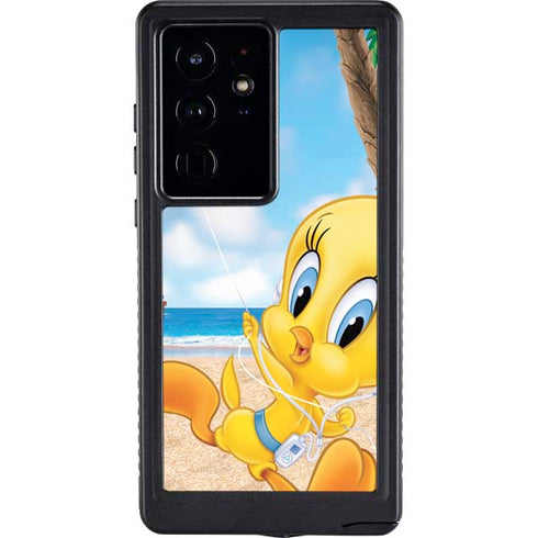 Looney Tunes Tweety Bird Ipod Galaxy S24 Ultra Waterproof Case