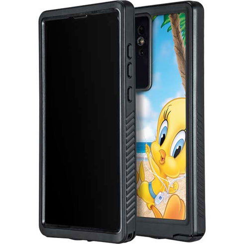 Looney Tunes Tweety Bird Ipod Galaxy S24 Ultra Waterproof Case
