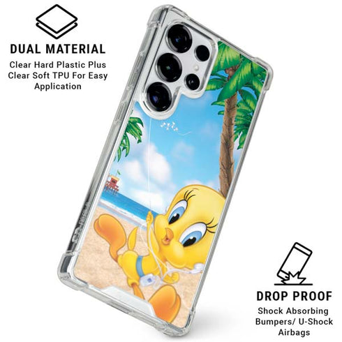 Looney Tunes Tweety Bird Ipod Galaxy S25 Ultra Clear Case
