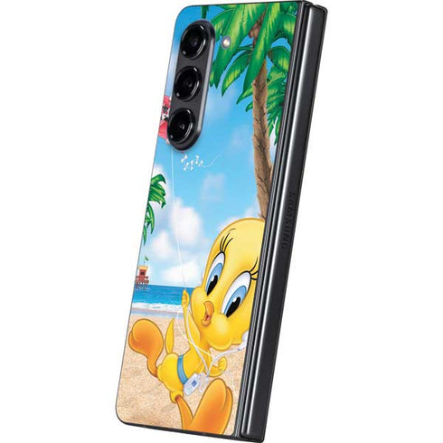 Looney Tunes Tweety Bird Ipod Galaxy Z Fold5 5G Skin