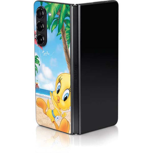 Looney Tunes Tweety Bird Ipod Galaxy Z Fold5 5G Skin